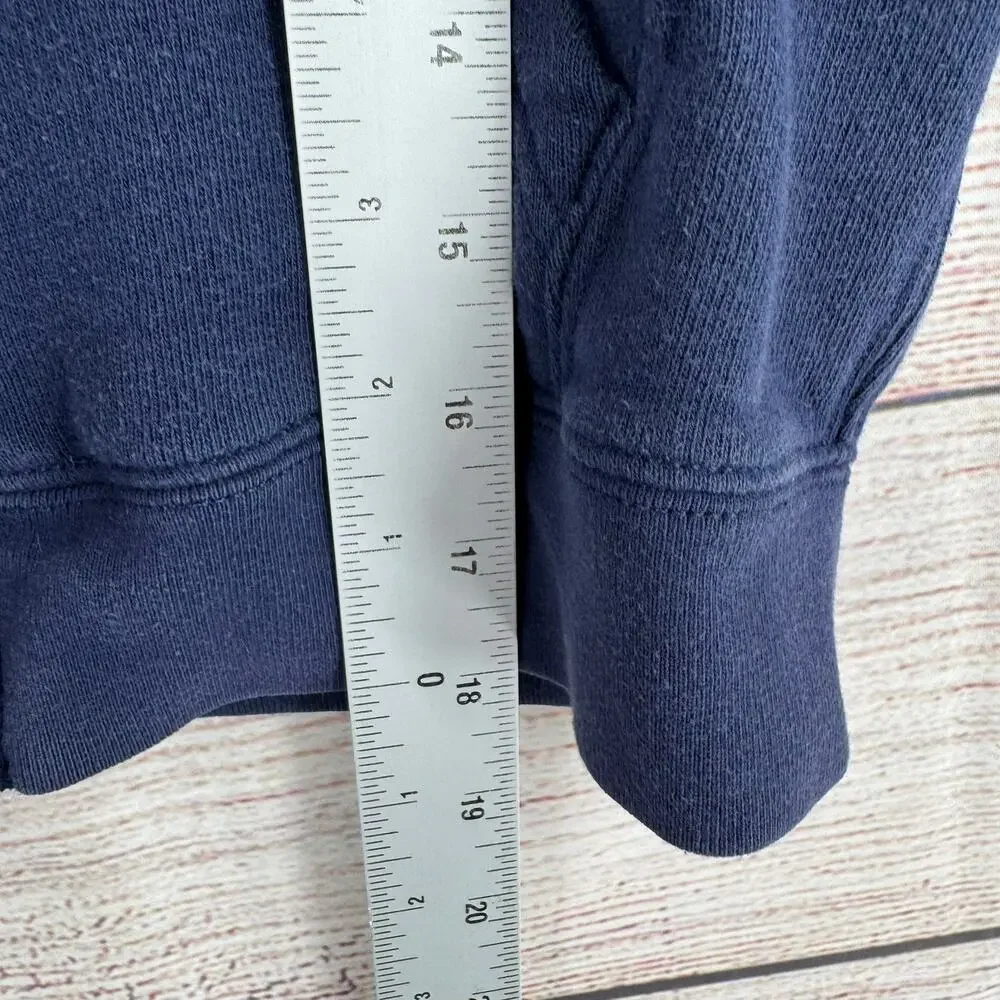 Polo‎ Ralph Lauren Pony Embroidered Full Zip Hoodie Youth Boys 7 Navy Blue
